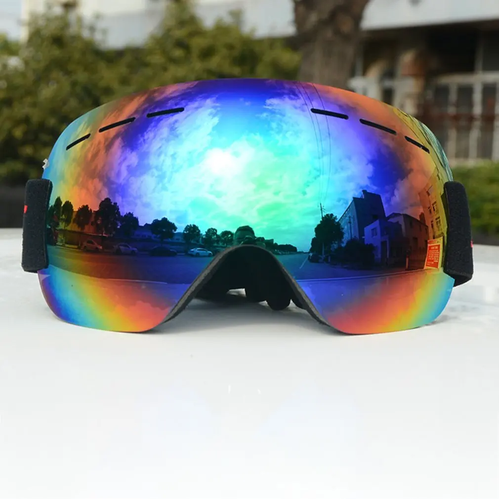 

Ski Snowboard Snow Goggles Design For Men Women With Spherical Detachable Lens UV Protection Anti-fog Goggles For Skiing Sport