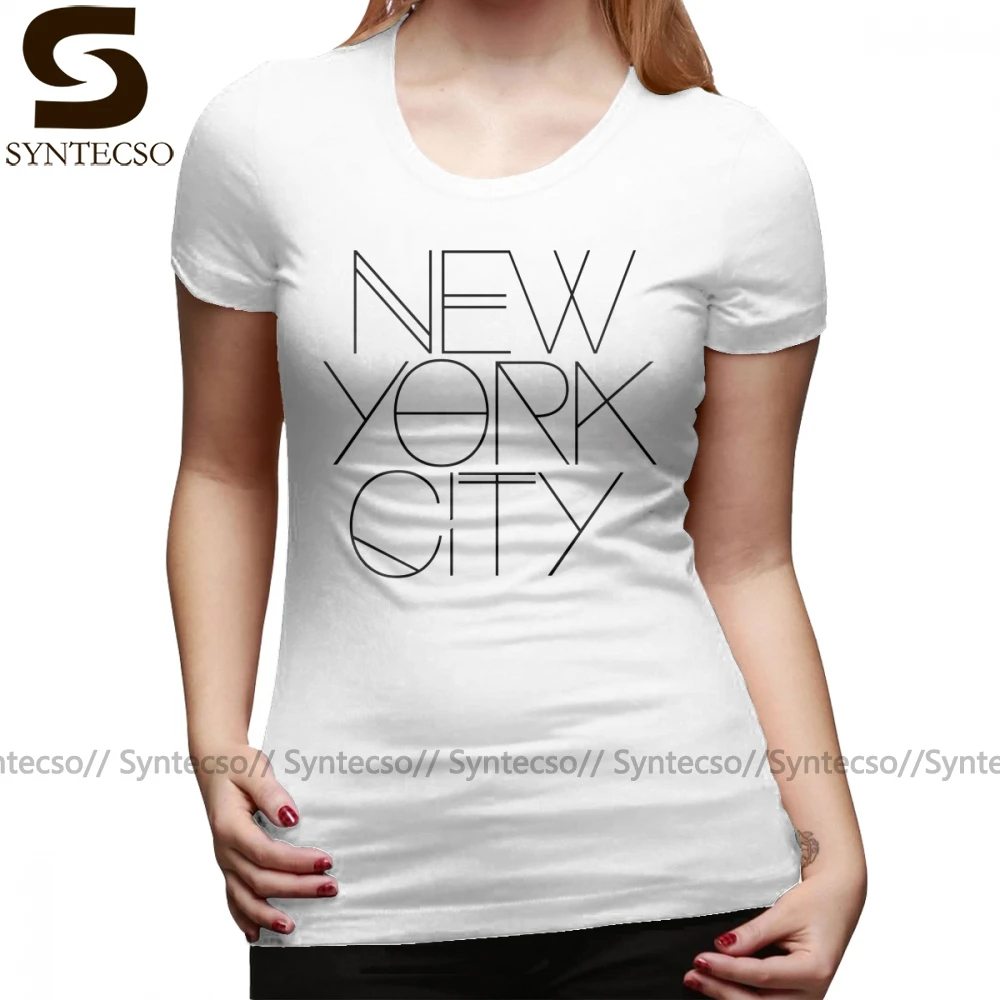 Я люблю Нью-Йорк футболка Футболка большие размеры Модная женская 100 хлопок