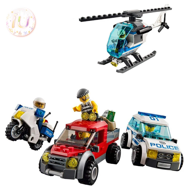 Городская серия полицейский набор строительных блоков BELA 10424 подарки на день