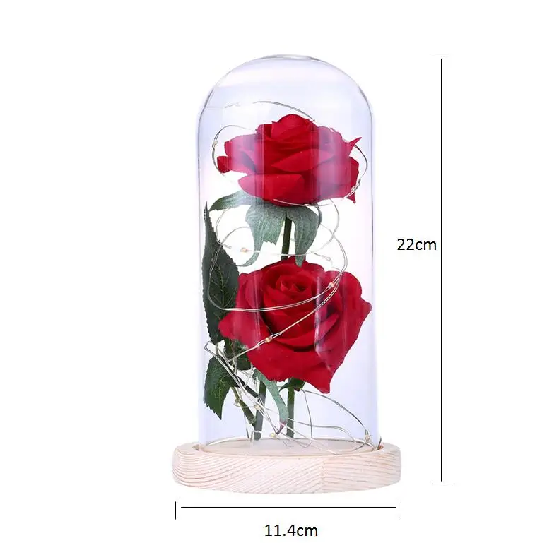 

3D LED Lamp Creative Ros Night Lights Novelty Illusion Table Night Lamp For Home Decorative Light Birthday Valentine's Day Gift