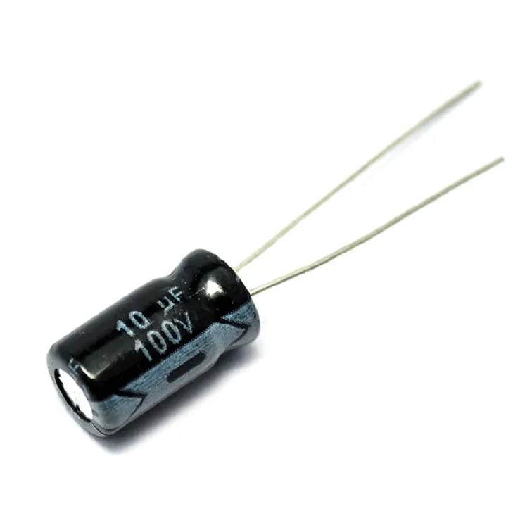 

50PCS Higt quality 100V10UF 6X11mm 6.3*11 10UF 100V Electrolytic capacitor