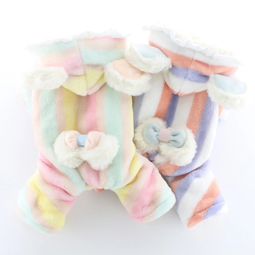 

Комбинезон для маленьких и средних собак, зимний теплый комбинезон с капюшоном, для французского бульдога, мягкий, флисовый, для собаки