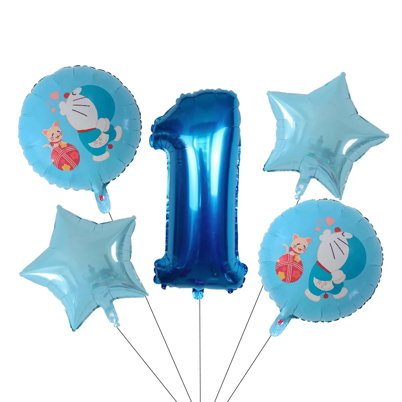 18-дюймовый фольгированный шар в виде кота мультяшный робот-кот для детей