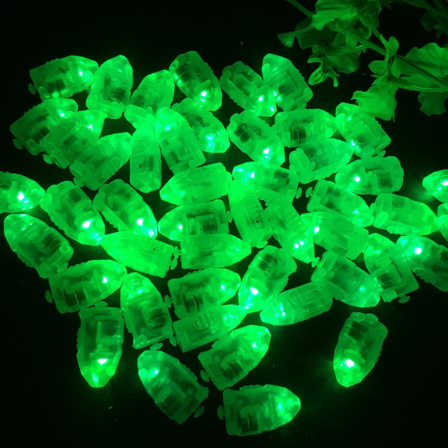 Синие светодиодные лампы 50 шт./лот Светильники для воздушных шаров бумажные