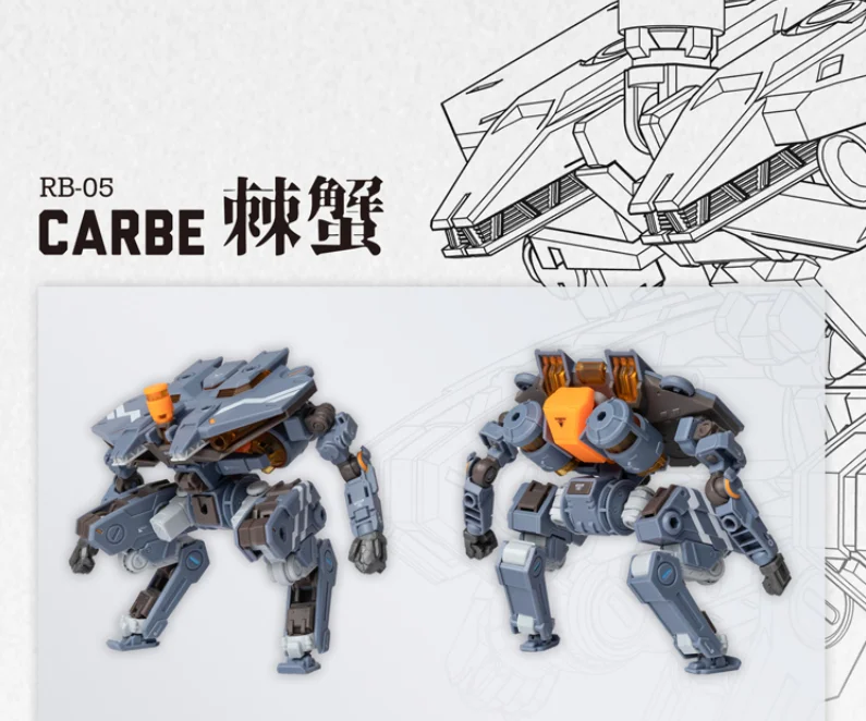 EarnestCore ремесленный Робот серии сборки RB-05 &amp RB-09 Ronin CARBE трансформация фигурка |