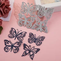 4pcsset butterfly dies metal die cutting for scrapbooking stencil album card making decor paper crafts embossing cut die mold