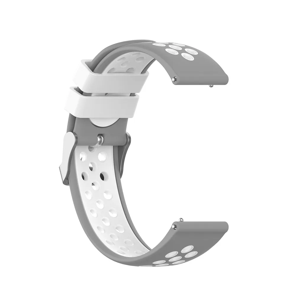 Силиконовый ремешок 20 мм для Garmin VIVOMOVE 3/HR Sport для samsung Galaxy Watch 42 мм R815 для Timex Weekender/Expedition