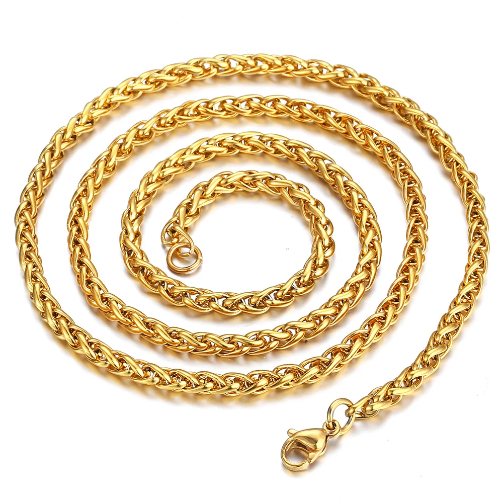 Ожерелье мужское из нержавеющей стали 3/4/5/6/8/10 мм|chain wholesale|men chainstainless steel necklace |