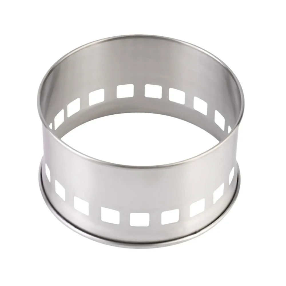 

Portable Stainless Steel Camping Stove Outdoor Wood Stove Firewoods Furnace Lightweight BBQ Picnic Solidified Alcohol Stove Hot