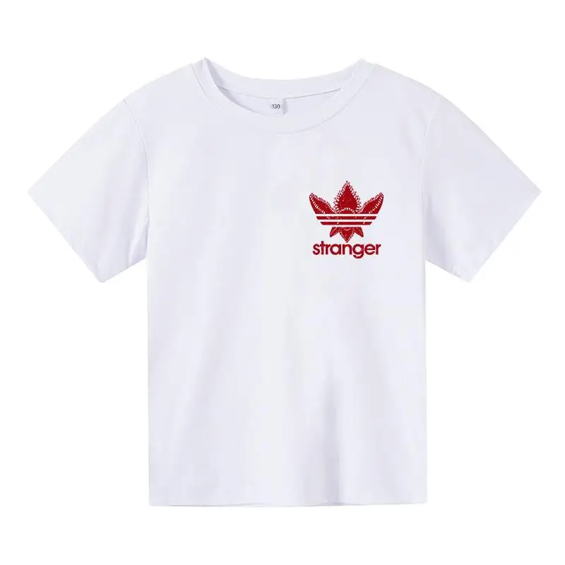 

Summer Unisex Casual Cotton Stranger Things Printing Kids Short Sleeve T-Shirt