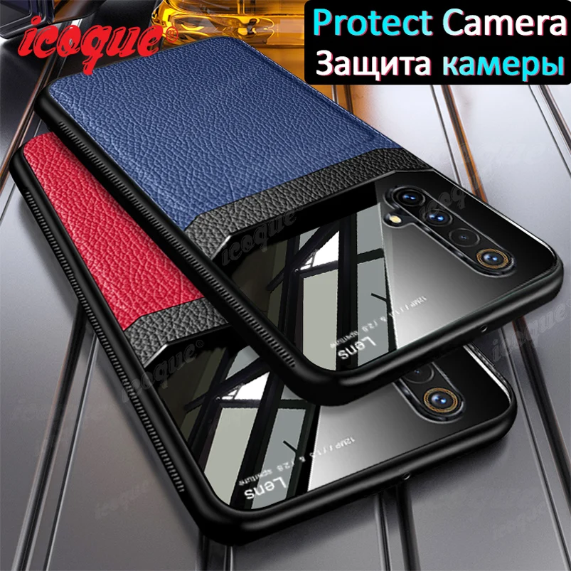 Кожаный чехол для Oppo Realme X50 5 6 Pro C3 XT X2 R15 R17 R9s роскошный телефона Reno 3 5g 2Z 2 Ace A5 A9