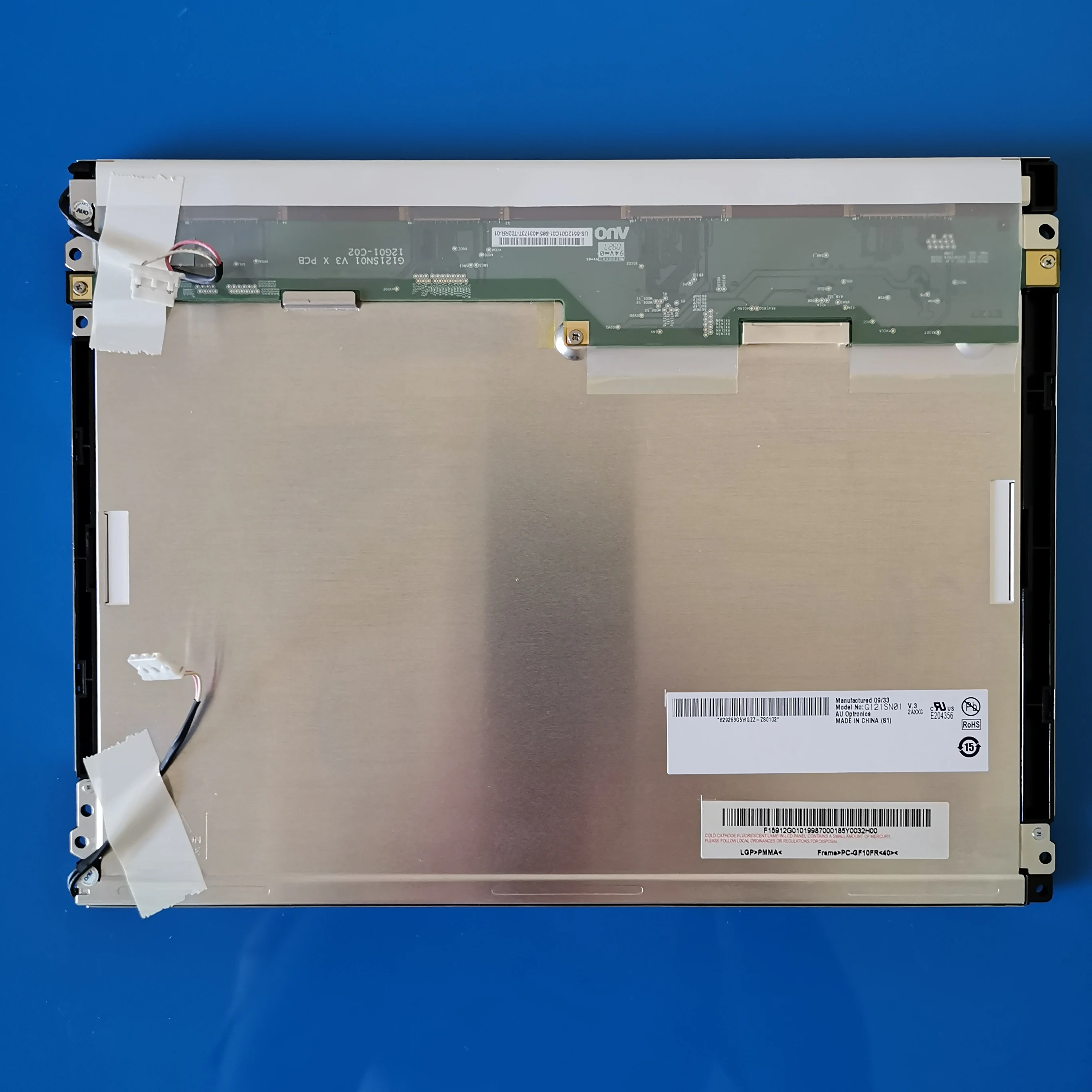 Original LCD Panel G121SN01 V3  12.1 INCH ,new&A+ Grade in stock, tested before shipment