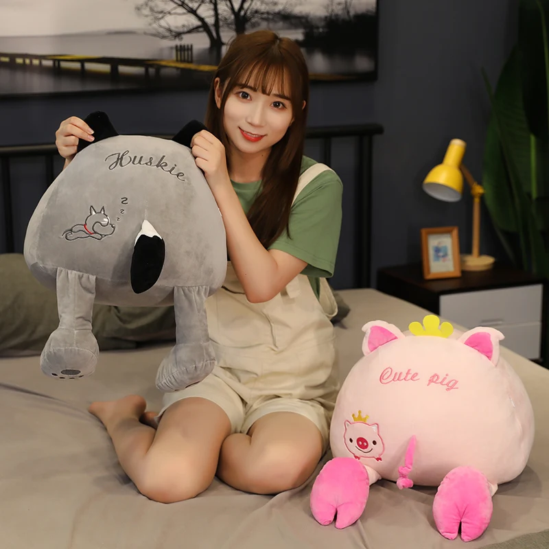 1 шт. 35 × 30 милая плюшевая подушка для приклада животных Kawaii мягкая внутренняя