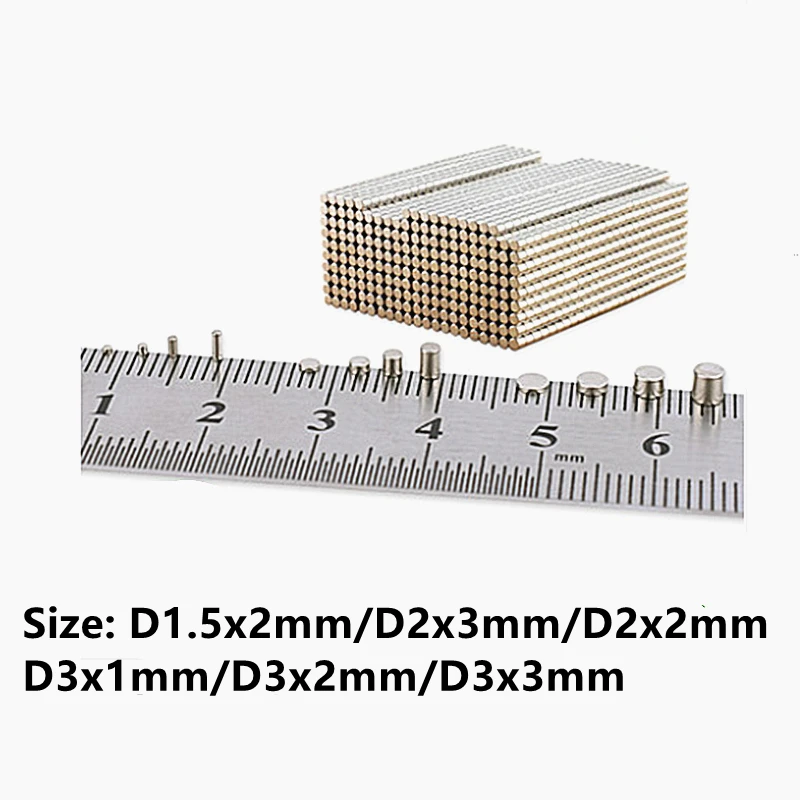 Неодимовые небольшие магниты N50 100 шт. Редкоземельные круглые сверхпрочные