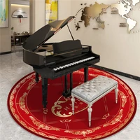 piano round carpet special sound absorbing and soundproof household triangle electronic music non slip floor mat
