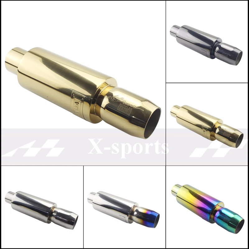 Авто Мото укладки выхлопная система глушитель труба универсальная нержавеющая 51