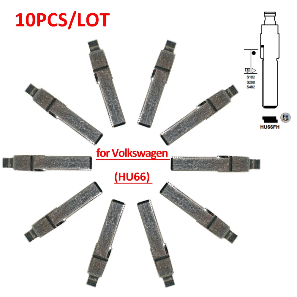 XNRKEY (10 шт./лот) металлический пустой необработанный откидной ключ KD Remote Key Blade типа