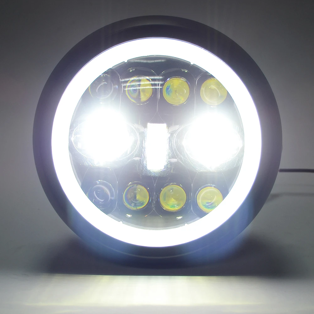 Round Motorcycle LED Light Bulb 7.5