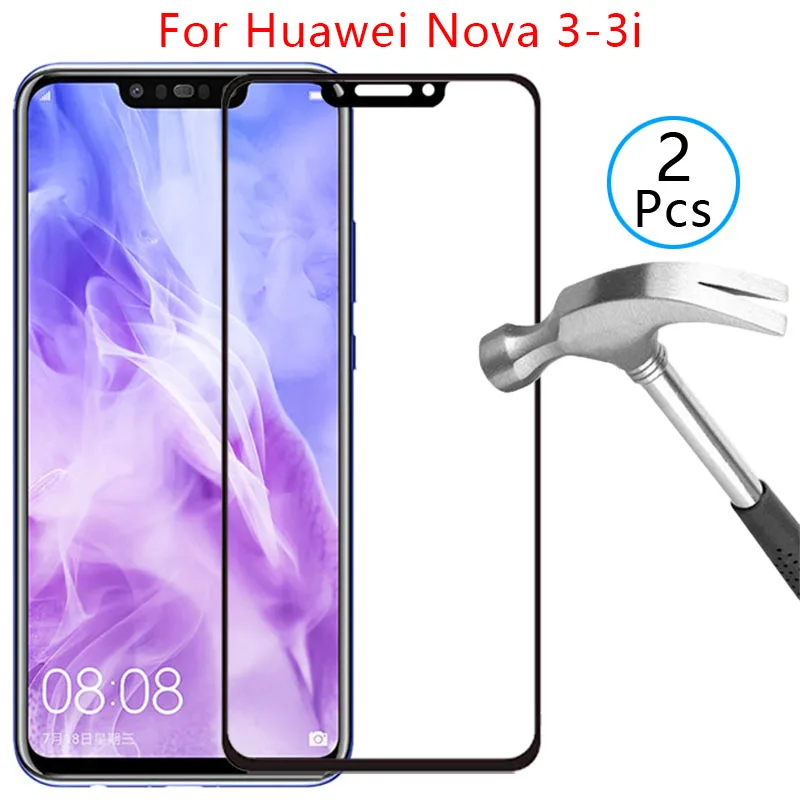 Защитный экран 9d чехол из закаленного стекла для huawei nova 3 3i huawey huwei nova3i nova3 i i3