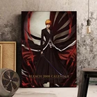 Домашний декор отбеливатель Kurosaki Ichigo, японский настенный постер, модное искусство на стену для мальчиков, детей, подростков, декор для спальни, Картина на холсте