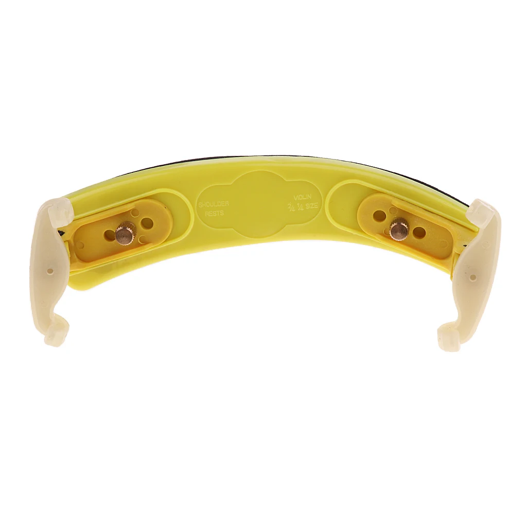 

8pcs Adjustable Violin Shoulder Rest for 1/2 1/4 Violins Accessory, Yellow