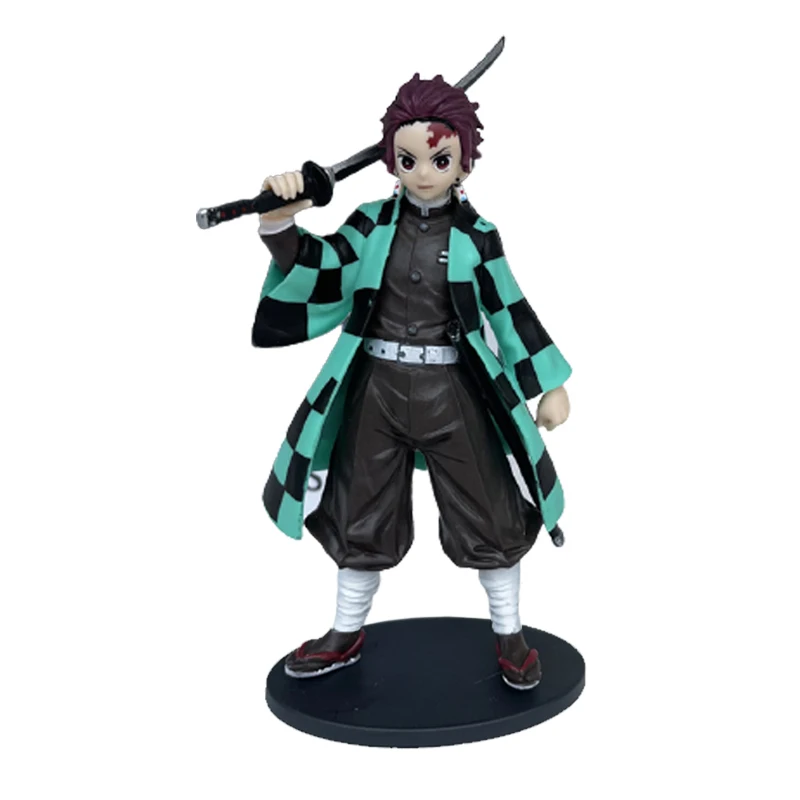 

Anime Demon Slayer Figure Kimetsu No Yaiba Action Figures Model Kawaii Kamado Tanjirou Collection Figurine Cartoon Kids Toys Gif