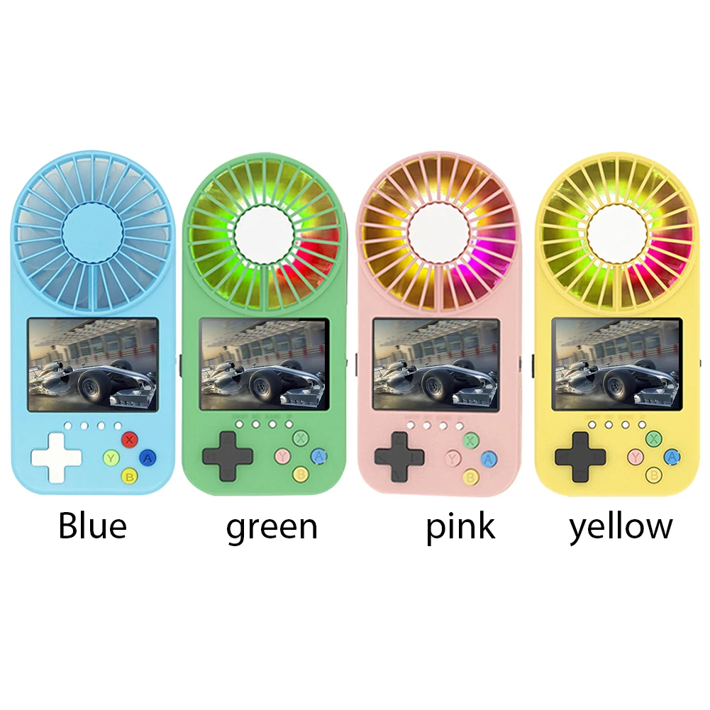 Портативные светящиеся вентиляторы в стиле ретро портативная игровая