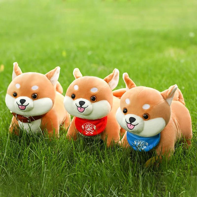 

Creative Akita Inu Dog Plush Soft Stuffed Animals Puppy Pillow Girls Kids Friends Nice Birthday Wedding Sofa Decoration Gifts