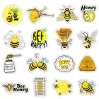 Водостойкие виниловые наклейки с изображением медовой пчелы, шмеля, королевы, пчелы, наклейки для ноутбука, бутылки с водой, скейтборда, конвертов, рукоделия, наклейки, игрушки для детей