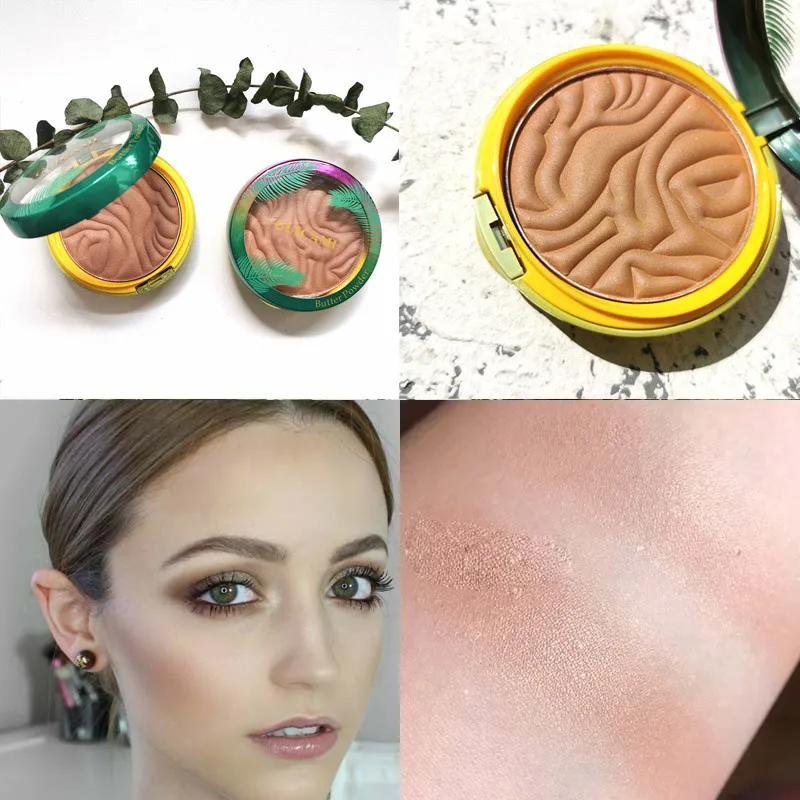 Гуиками масло кокосового ореха прессованный порошок яркий цвет кожи создает