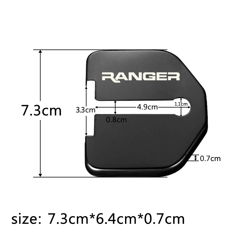 Тюнинг автомобиля чехлы на дверные замки для Ford Ranger защита и украшение
