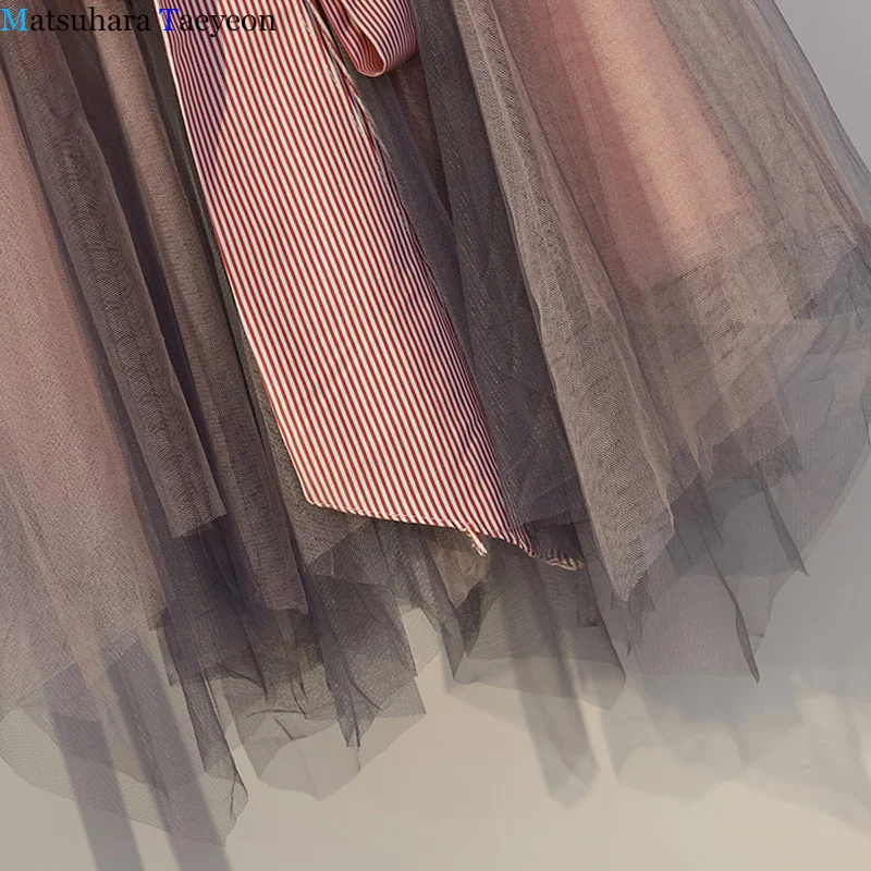 

2 piece outfits for women Lace Skirt Fashion Summer Striped short sleeve O-Neck T-shir Sets Skirt 2020 New Summer Suit Skirt