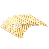 safety household durable brass spring test probe pa100 q1 spring test probe 100 pcs metal test probe sleeve length 33 35mm