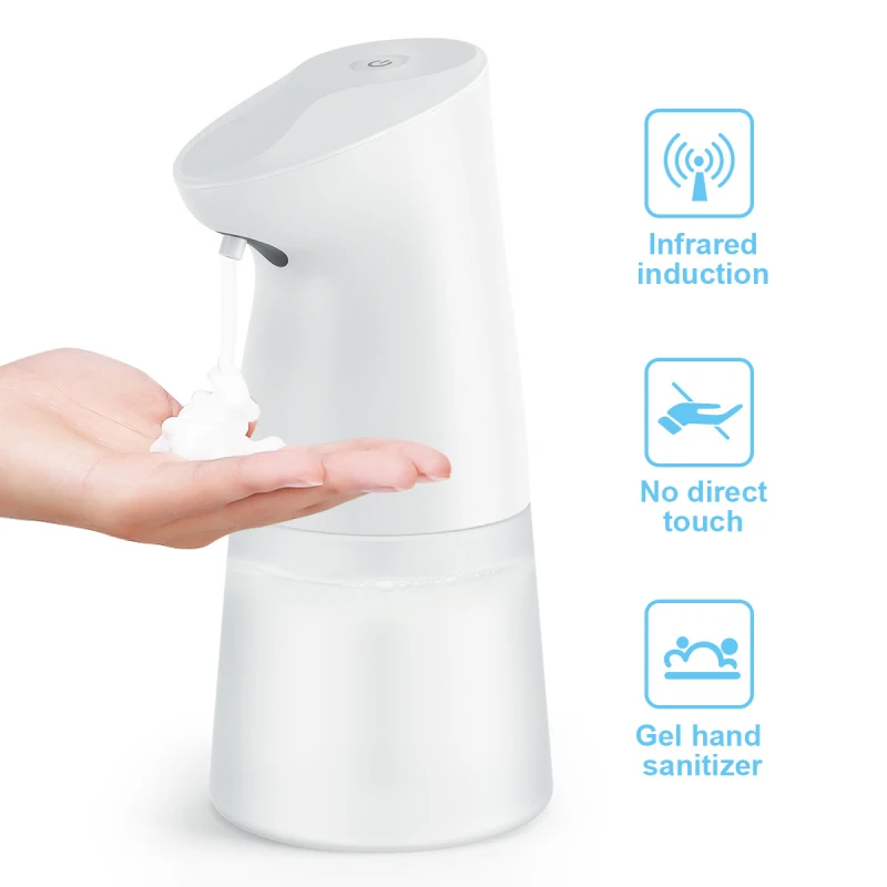 

450ml Touchless Automatic Soap Dispenser USB Charging Smart Foam Machine Infrared Sensor Foam Soap Dispenser Hand Sanitizer