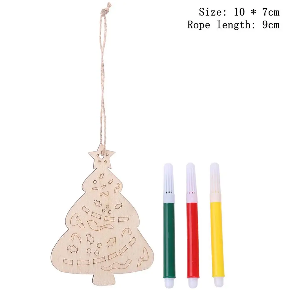Xmas Pendants 4 Taoup 1 шт. мультфильм Безликий Счастливого Рождества эльф Санта Клаус кукла Navidad Noel украшения Рождественский Декор для дома рождественские вечерние украшения - Цвет: Xmas Pendants 4