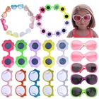 Кукла солнцезащитные очки с изображением мультпликационных очков пластиковые аксессуары для куклы 18 дюймов с драгоценностями, 43 см для ухода за ребенком для мам, гиперреалистичный Пупс одежда поколения подарок на день рождения