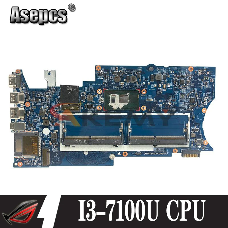 

923689-601 923689-001 16872-2 448.0C204.0021 For HP Pavilion x360 14-ba007ca 14-BA Laptop Motherboard SR343 I3-7100U