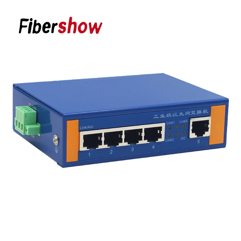 Промышленный сенсорный 5 Порты коммутатор для интернет сети 10/100 м сигнал