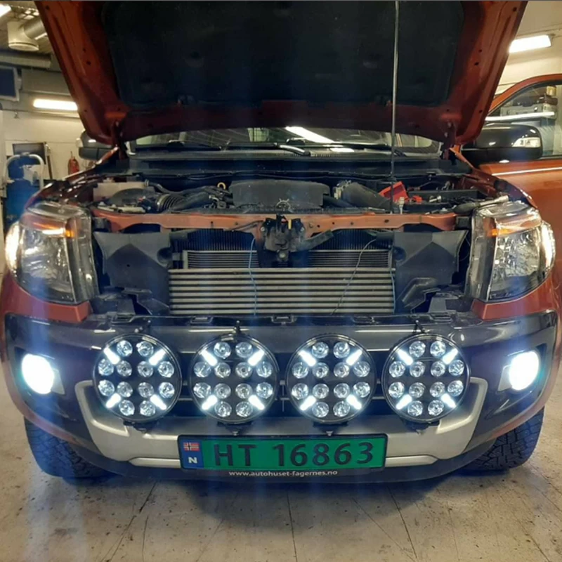 120 Вт 9 дюймовый точечный светодиодный рабочий светильник для джипа грузовика 4WD