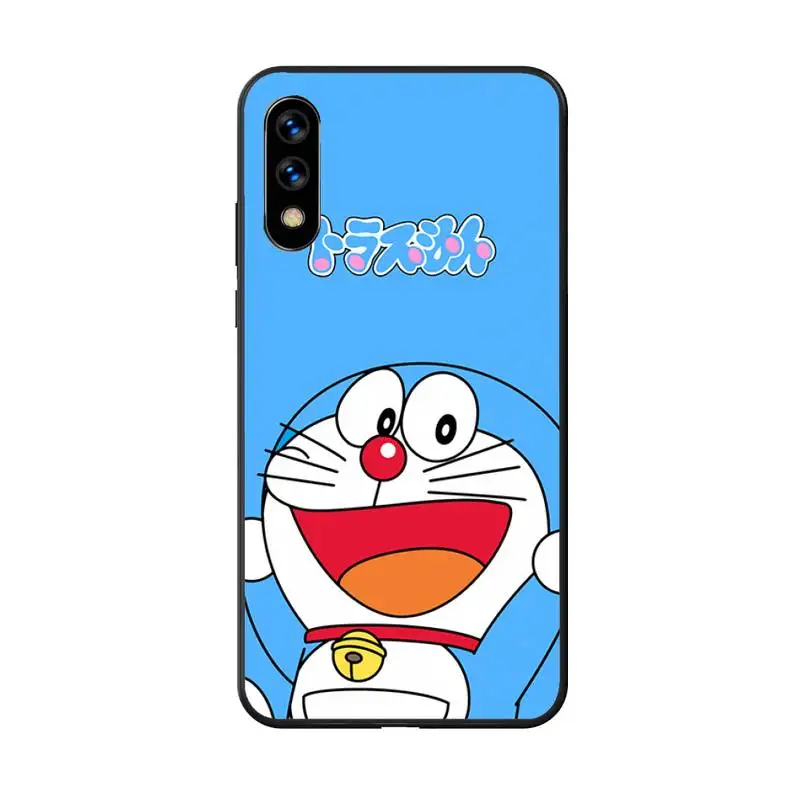 

Lovely Doraemon Phone Case For Huawei Honor 5A 7A 7C 8A 8C 8X 9XPro 9Lite 10 10i 10lite 20 20lite 30pro Black Soft TPU Case