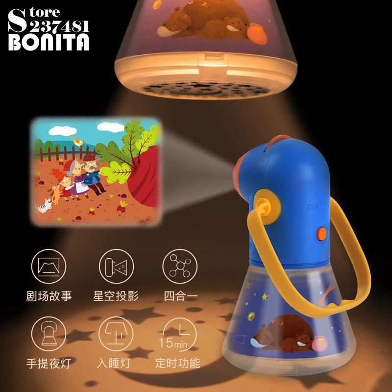 Рождественский подарок многофункциональный проектор истории портативный