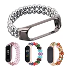 Ремешок для наручных часов Mi Band 6, сменный Браслет для Xiaomi mi band 5 4 3, шикарные украшения для женщин