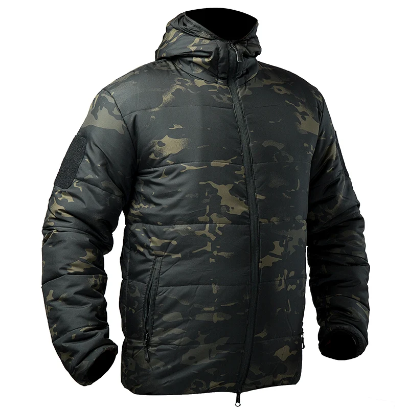Hooded Tactical Military Parka Lightweight Camouflage Workwear Men's Fall Winter Hunting Outdoor Activities
