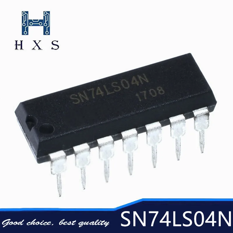 10 шт. SN74LS04N SN74LS04 74LS04N 74LS04 DIP 14 HD74LS04P DIP14 Новый и оригинальный|Импульсный источник