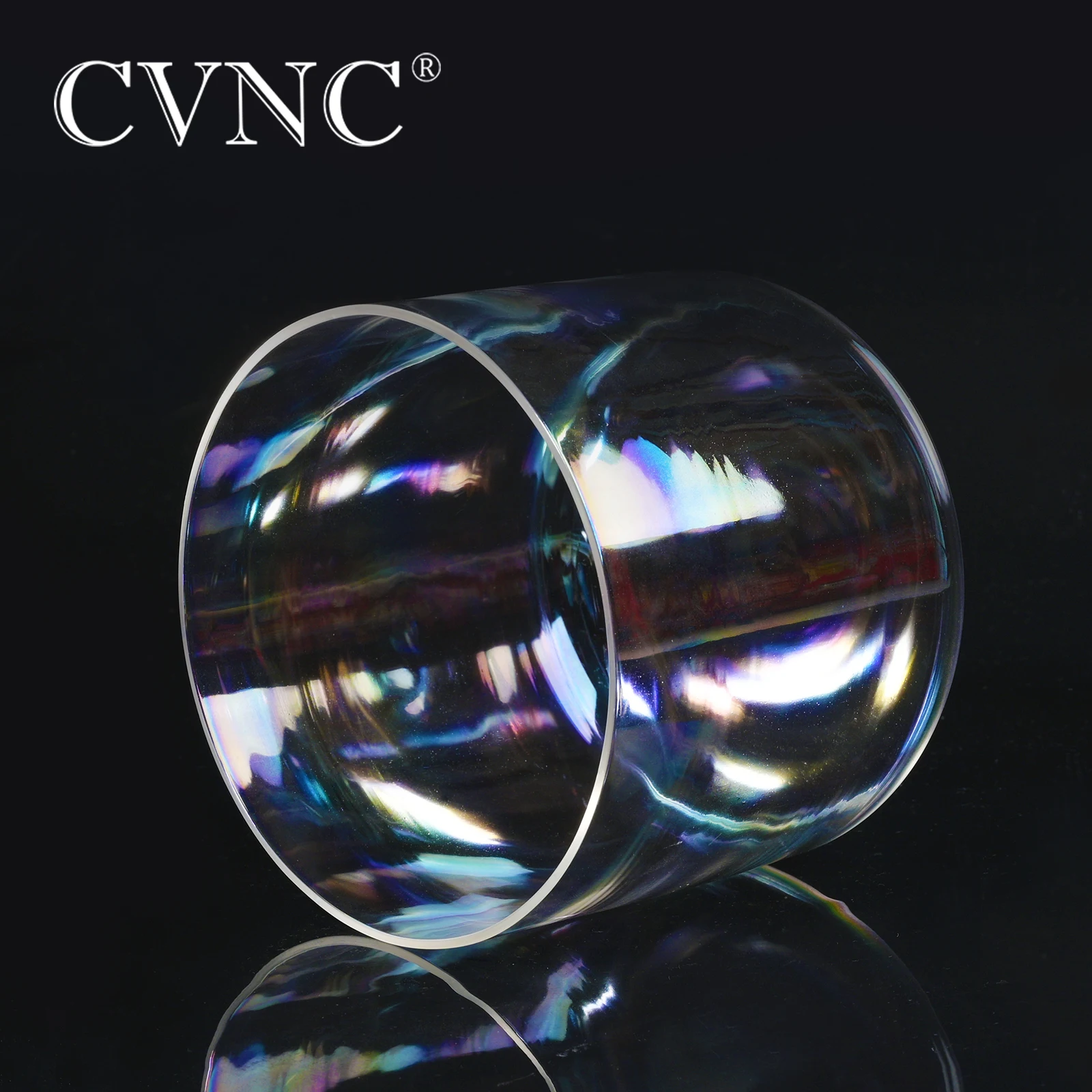CVNC 7 ''Note C/D/E/F/G/A/B/прозрачная кварцевая Поющая чаша с естественным космическим