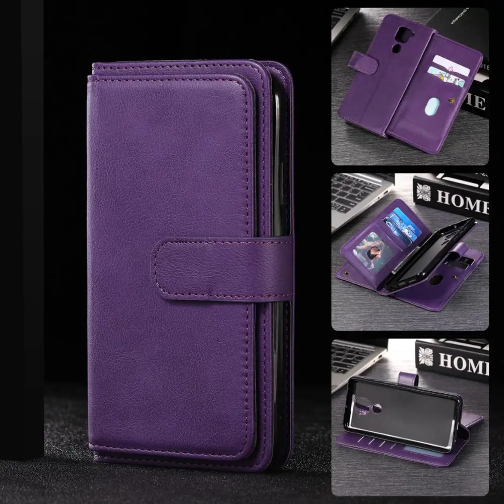 

Multi-function Business Phone Case For Redmi 9 Prime 9A 9C Redmi Note 8 Pro Note 9 Pro Max 9S Mi 10 Pro 10Lite Wallet Case Cover