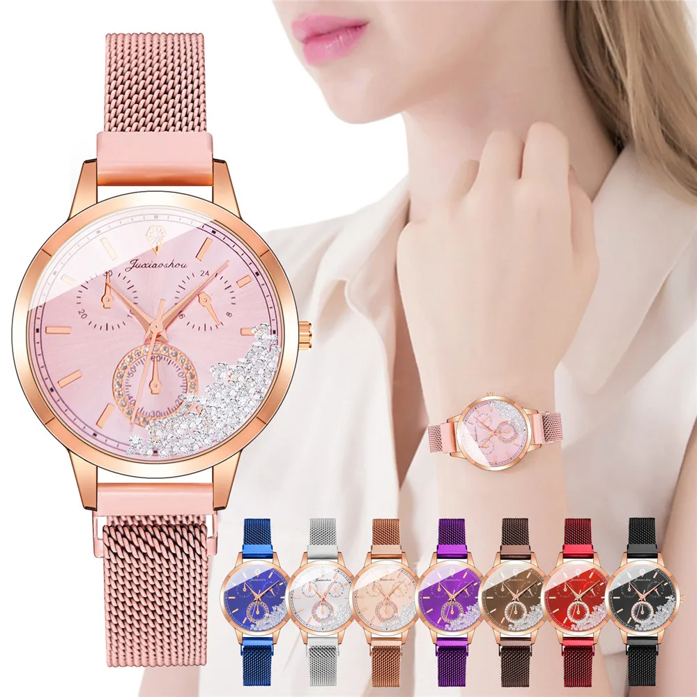 

Luxury Rhinestone Beads Women Watches Fashion Magnet Clasp Ladies Quartz Wristwatches Reloj Mujer Zegarek Damski
