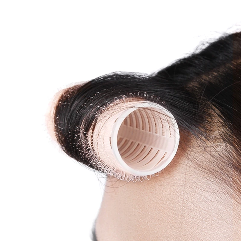 6Pcs/Set Hair Rollers Curlers Bangs Self-Adhesive Volume Curling Styling Tool for Women Girls DIY Makeup Tools Au07 21 - купить по