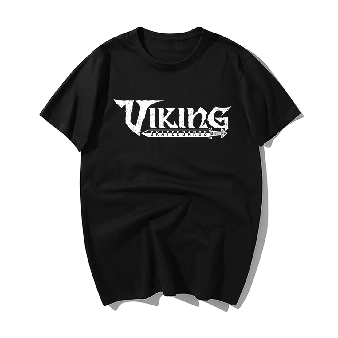 Футболка Vikings Valhalla Odin Мужская модная брендовая рубашка с коротким рукавом топ в