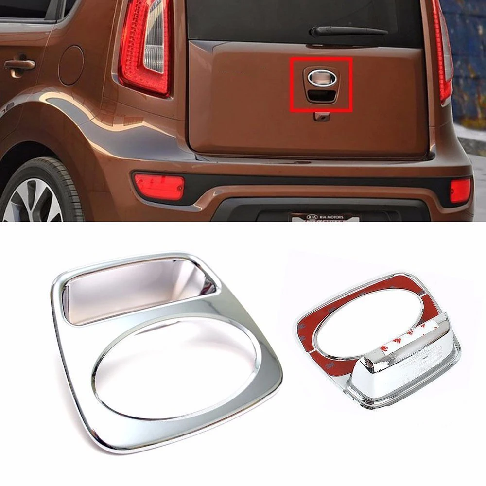 Хромированная накладка на дверную ручку багажника для стайлинга автомобиля KIA 2010